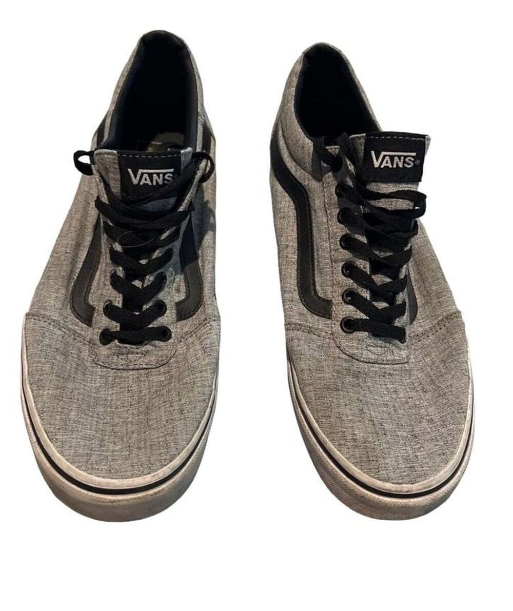Vans Old Skool Gray Black Textile Low Top Skate Shoes Men’s Size 13